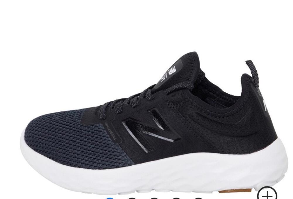 New Balance WSPTBW2 Womens' Fresh Foam Sport v2 Running Shoes Black/Phantom 7.5